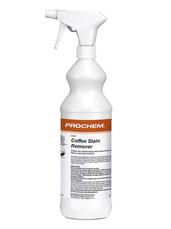 Coffee Stain Remover 1L spray Professional Carpet Washing Chemical