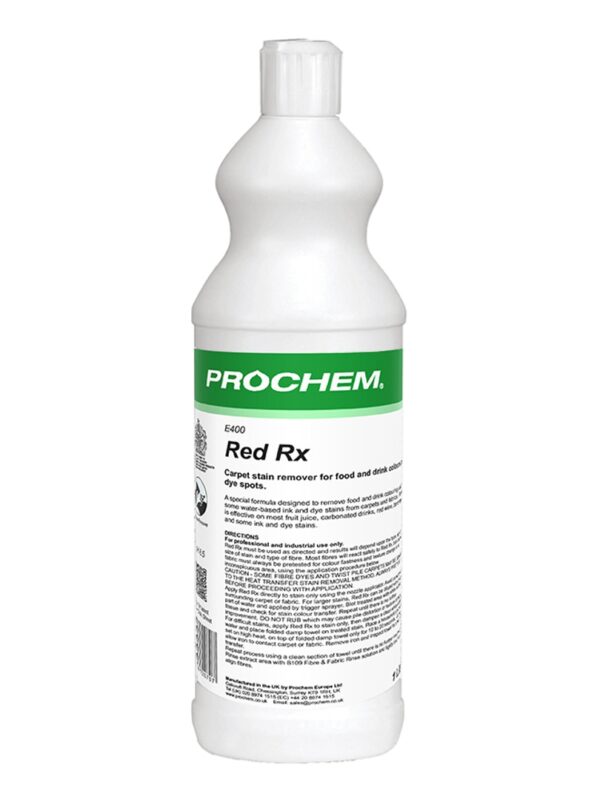 Red Rx 1L Professional Carpet Washing Chemical