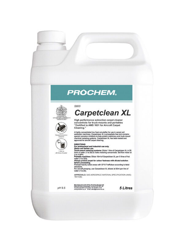 Carpetclean XL 5L Professional Carpet Washing Chemical