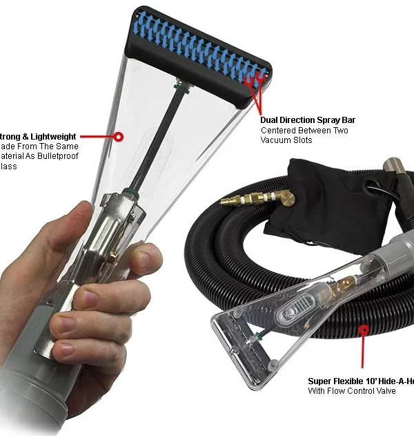 Rotovac ShearDry CLEAR upholstery tool